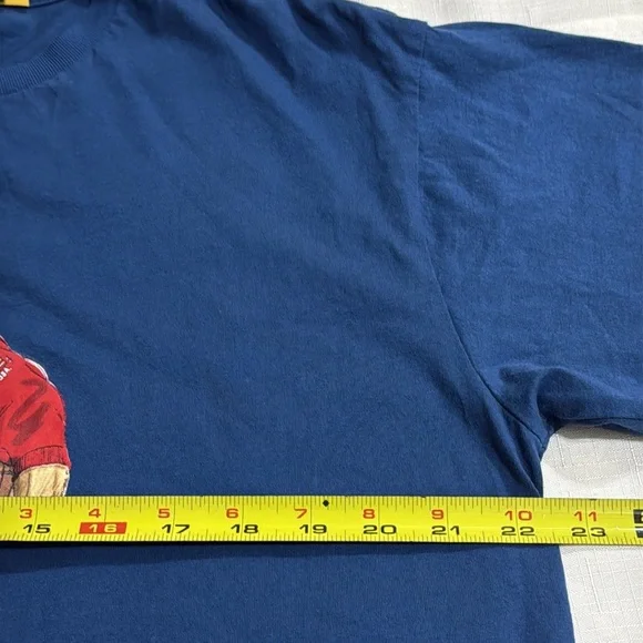 (P) Polo by Ralph Lauren blue short-sleeve teddy bear T-shirt, size S/P - Picture 6 of 12